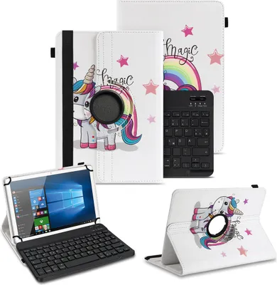 Produktbild von Schutzhülle für Teclast T50 / T50 Pro Hülle Bluetooth Tasche QWERTZ TastaturFarben:Motiv 14