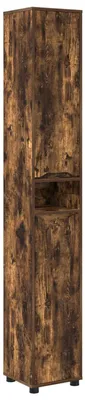Immagine prodotto di vidaXL Mobile da bagno con porta Rovere fumé 30,5 x 30 x 195 cm