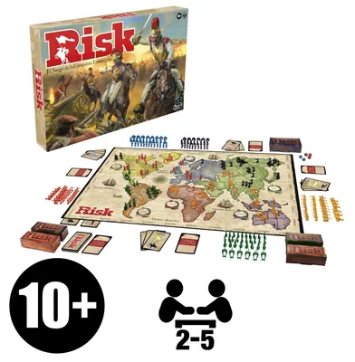 Imagen del producto de Hasbro Gaming, juego de mesa Risk, a partir de 10 años