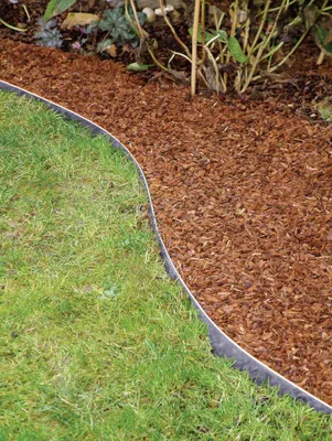 Produktbild von bellissa Rasenkante Beeteinfassung Metall verzinkt 118x13cm 99680