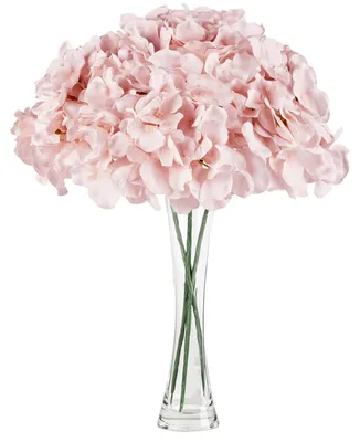 Image de Hortensias artificielles - 3 pièces - Fleurs artificielles pour la décoration - Roses - 68 cm