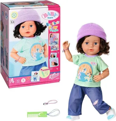 Zdjęcie produktu dla Baby Born, Brat Play & Style, 43 Cm