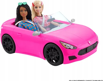 Produktbild von Mattel Barbie Auto Cabrio (pink), Puppenauto, Zubehör