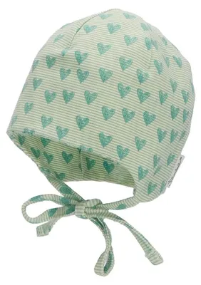 Produktbild von Sterntaler Baby Mädchen Beanie Mütze mit Herzen - Kinderbeanie aus Baumwolle mit