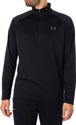 Produktbild von Under Armour UA Tech Langarm-Oberteil mit 1/2-Reißverschluss, Schwarz L