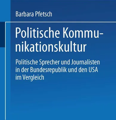 Produktbild von Politische Kommunikationskultur