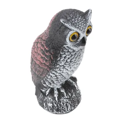 Obrázok produktu pre Sova Bird Deterrent Garden Plastové sovy, ktoré udržiavajú vtáky preč Vodotesný opaľovací krém Sova na odstrašenie vtákov preč Falošná sova pre vtáky