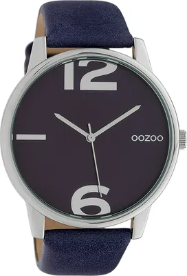 Immagine prodotto di Orologio da polso Oozoo in pelle blu scuro Orologi da donna analogici al quarzo UOC10372
