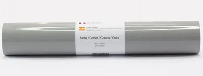 Produktbild von Kreativplotter Vinylfolie glänzend GRAU 30,5x300 cm