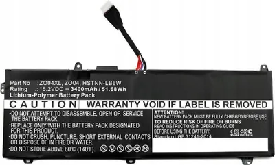 Produktbild von CoreParts MBXHP-BA0109, Akku, HP, Zbook Studio G3