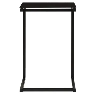 Immagine prodotto di Tavolino nero 40x40x60 cm in vetro temperato