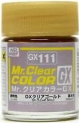 Produktbild von Mr Hobby - Gunze GX-111 - Mr. Color GX (18 ml) Clear Gold - Neu