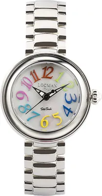 Produktbild von 0361V03-00MWNCBR0 Italy Damenuhr Tutto Tondo Edelstahl 31 mm Ref. 0361 Locman