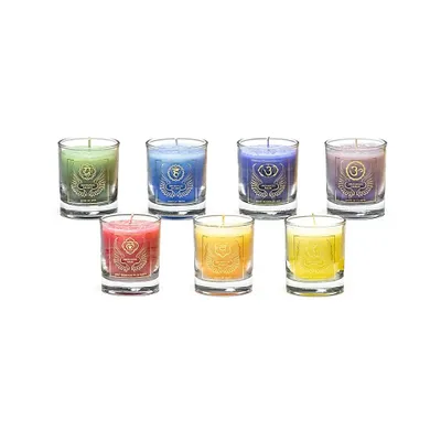 Image de Set de 7 bougies votives parfumées à l'archange -- 774g