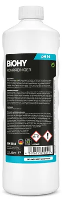 Produktbild von BiOHY Rohrreiniger + Dosierer, Abflussreiniger, Rohrfrei, Abflussfrei, 9 x 1 l