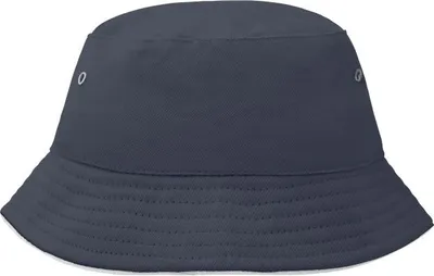 Produktbild von Trendiger Kinderhut aus weicher Baumwolle navy/white, Gr. one size
