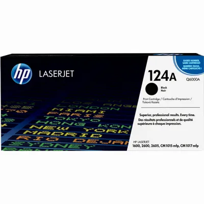 Obrázek produktu pro HP 124A Černá originální tonerová kazeta LaserJet, 2500 str., Černá, 1 kusů