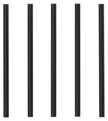 Produktbild von 500 Mehrweg-Cocktail Trinkhalme PP Ø 7 mm · 15 cm schwarz