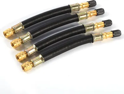 Obrázek produktu pro 4x 140mm ohebný ventil pneumatiky Prodloužení pneumatiky kola nákladního automobilu Tranzitní adaptérové svorky