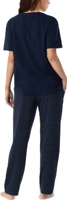 Produktbild von Schiesser Damen T-Shirt Gr. 38  dunkelblau