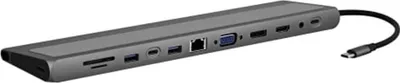 Zdjęcie produktu dla T'nB DSMST12V2, USB Type-C, 3.5mm, DisplayPort, HDMI, RJ-45, USB 2.0 Type-A, USB 3.2 Gen 1 (3.1 Gen 1) Type-A, USB 3.2 Gen 1..., 5000 Mbit/s, 60 Hz, 3840 x 2160, 3840p