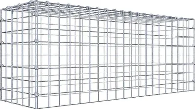 Produktbild von Anbaugabione Typ 3 100 cm x 40 cm x 30 cm (L x H x T), Maschenweite 5 cm x 5 cm, C-Ring