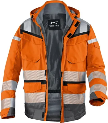 Produktbild von Warnjacke orange/anthrazit Gr. L