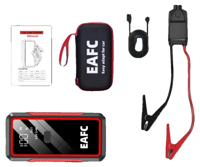 Image de Démarreur, batterie 12 000-18 000 mAh, courant de crête 1 200 A, Smart Box 2 000 A