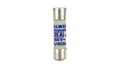 Image de Cartouche fusible cylindrique 10x38 mm 25 A et 600 V CH10UQ 002625013