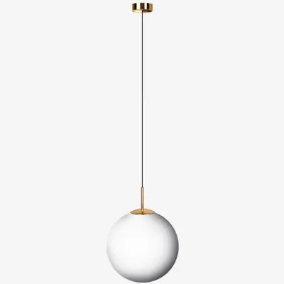 Produktbild von LUCIS Pendelleuchte POLARIS ZKS 62,8W LED 3000K Glas Messing Opal ZKS.P7.400.84M DALI2 DALI