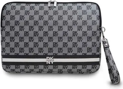 Obrázek produktu pro Dkny Sleeve Dkcs14Pvshlk 14             Czarny/Black Checkered Pattern Printed Stripes