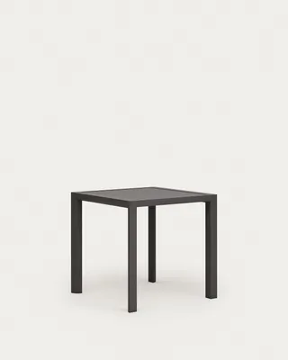 Produktbild von Gartentisch Culip 77 x 77 x 75 cm Aluminium Grau Tisch Esstisch Outdoor