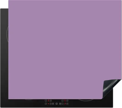 Produktbild von KitchenYeah© Herdabdeckplatte Innenbereich - Violett - Farben - Farbe - Einfarbig , 59x51cm, Küche Deko, Glaskeramikkochfeld Herdabdeckung, Abdeckplatte fùr Kochfeld