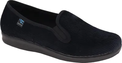 Immagine prodotto di Fly Flot pantofole da uomo chiuse in velluto a coste, taglia:44 EU, colore:Nero