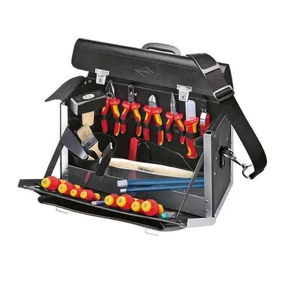 Obrázek produktu pro KNIPEX 00 21 03 LS VDE Werkzeugtasche Elektro Standard 24tlg 420x160x250mm
