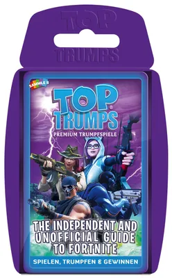 Produktbild von Top Trumps The Independent And Unofficial Guide To Fortnite Kartenspiel Quartett Karten Spiel