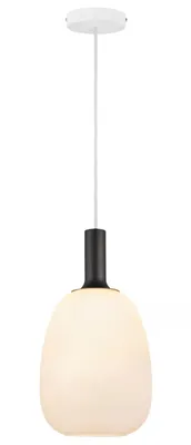 Immagine prodotto di Lampada a sospensione Alton Lampada a sospensione Ø 23 cm bianco opale / nero