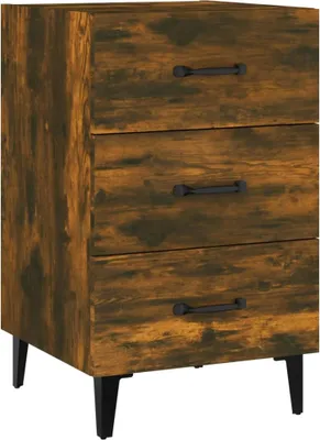 Obrázok produktu pre vidaXL Nočný stolík Smoked Oak 40x40x66 cm odvodený výrobok z dreva