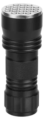 Image de UV Ultra Violet 21 LED lampe de poche en alliage d'aluminium Scorpion Pets Mini lampe de poche (sans lanière)
