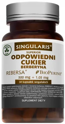 Produktbild von Singularis Richtiger Zucker Berberin 30 Kapseln