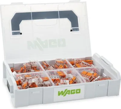 Zdjęcie produktu dla Wago 887-957, Pomarańczowy, Przezroczysty, Biały, Niemcy, 260 mm, 155 mm, 6,3 cm, 996 g