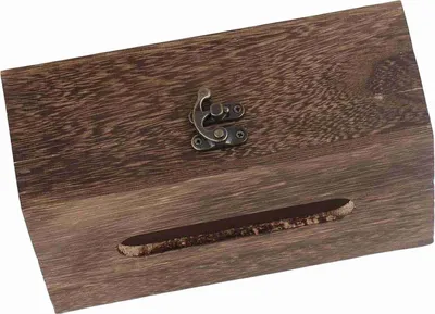 Image de 1Boîte à mouchoirs rétro en bois Porte-serviettes en papier Décoration de la maison et de la voiture #1 22*12*10cm
