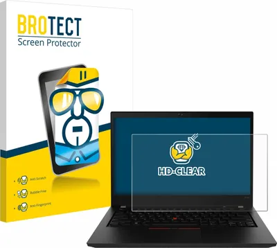 Produktbild von Für Lenovo ThinkPad P14s Gen 2 Schutzfolie BROTECT Displayschutz Display Schutz Folie Klar Transparent