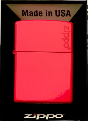 Produktbild von ZIPPO RED MATTE LOGO 60001204 Feuerzeug