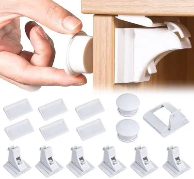 Produktbild von Magnetisch Kindersicherungsschloss Set 6 unsichtbar