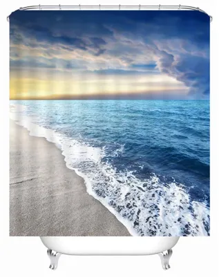 Immagine prodotto di Omgoods - Tenda da doccia Strandleven, 240 x 200 cm