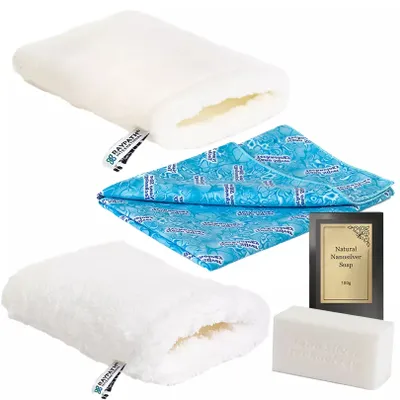 Image de Raypath SET UNIVERSEL GANTS BLANCS, NOVA BLANCHE, SUNBEAM, SAVON-RAYPATH