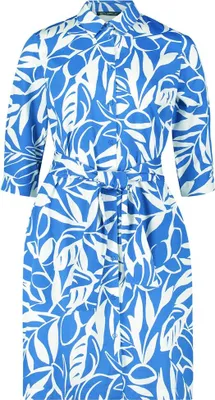 Produktbild von Betty Barclay Collection (264) Kleid Kurz 3/4 Arm, Blue/Cream 8811 8811 42