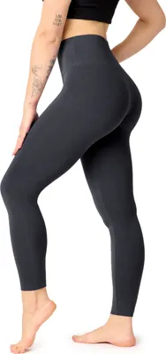 Image de Leggings longs taille haute pour femme Bellivalini en viscose, pour le sport, le yoga et la salle de sport BLV50-289 (Graphite, XL)