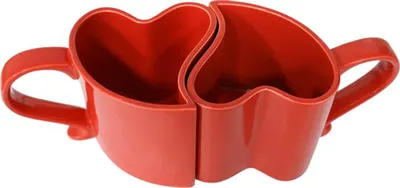 Produktbild von Rote Liebesbecher für das Brautpaar HOCHZEIT